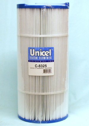 Unicel C-8325 8.44 x 18 in. Long Filter Cartridge, 125 sq ft.