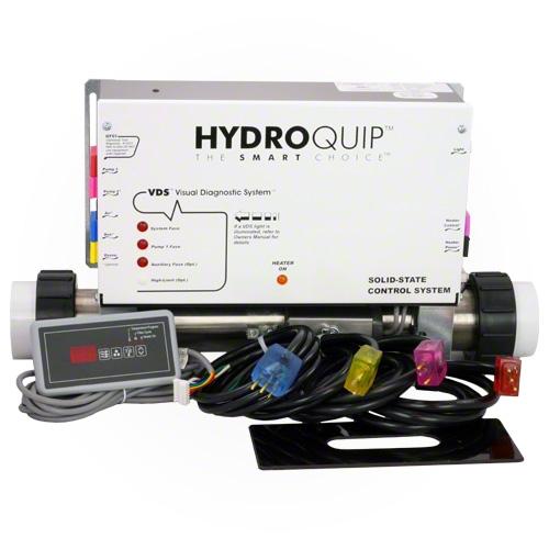 Hydro-Quip CS6200Y-U-WP CS6200Y Water Pro Wi-Fi Enabled Control System Kit with Molded Cords & K200 Spaside- 1.4 & 5.5kW, 115 & 230V