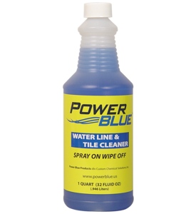Waterline & Tile Cleaner, Power Blue - 32 oz Bottle