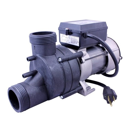1050032 0.75HP 115V 7.5A 1.5 in. MBT Wow Front & Top Bath Pump with Air Switch & NEMA Cord