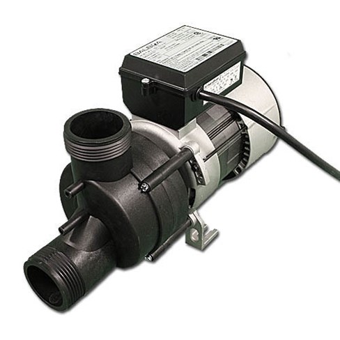 1051057 1.0HP 115V 9.0A 1.5 in. MBT Power Wow Front & Top Bath Pump with Air Switch & NEMA Cord