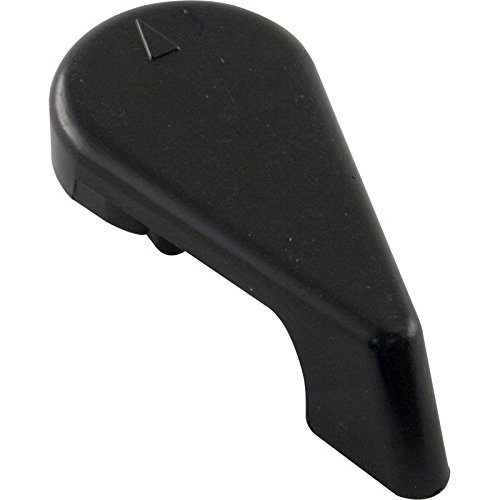 Vertical & Horizontal Notched Handle with Diverter Valve, Black - 1 in.