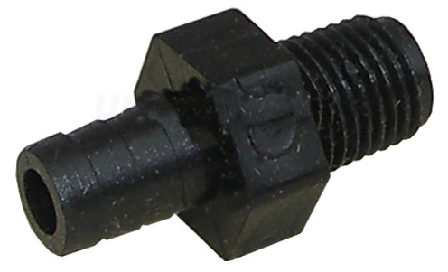 Drain Plug Adapter - Black - 0.25 MPT x 0.37 in. - Durable Design