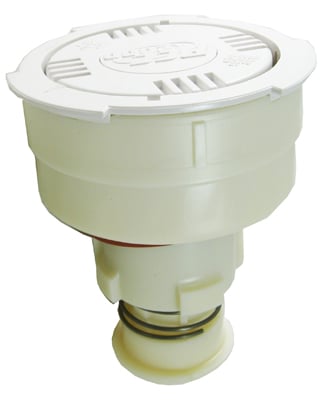 PCC2000 Rotating Nozzle in Floor Head Internal Only Gunite - White