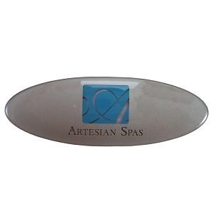 OEM Center Logo Dome Plate Insert for Pillows