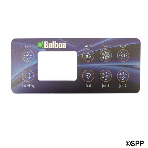 Deluxe 8-Button Spa Side Overlay for 54155