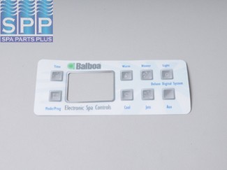 Deluxe 8-Button Spa Side Overlay for 54128