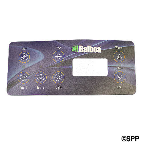 11159 Serial Standard 7-Button Spa Side Overlay for 54170