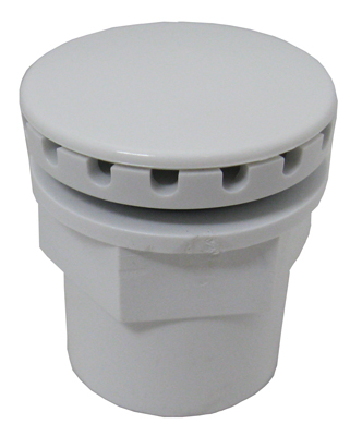 Slip High Output Spa Air Injector, 0.75 x 1 in. - White
