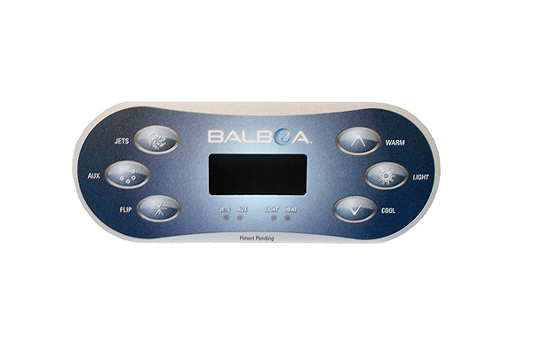 12101 Oval 6-Button Spa Side Overlay for 55676