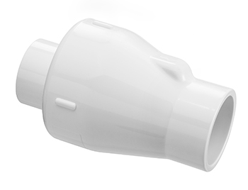 0821-20 2 x 2 Slip in. lnline Check Valve Assembly - White