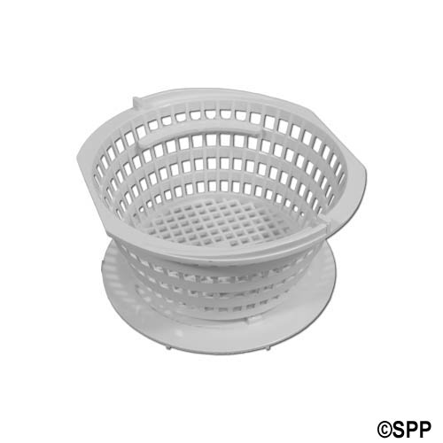 172661 DFM, DFML, Lily Pad Basket Assembly with Restriction, White