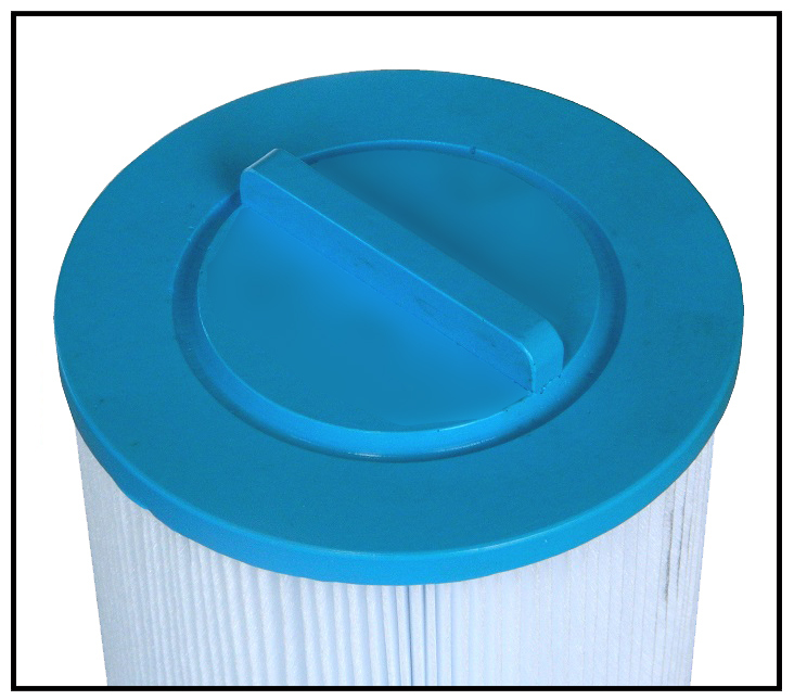 P4CH-50 14.75 in. 50 Sq. ft. Cartridge Filter with Top Handle, Bottom 1.50 in. MPT - 4.62 in. Dia.