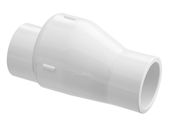 1 x 1 Slip in. lnline Check Valve Assembly - Clear