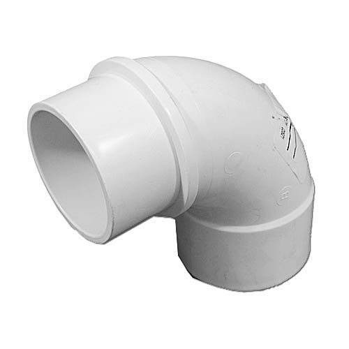 2 S x 2 SPG in. 90 deg Sweep Elbow PVC Fitting