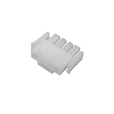 4 Pin Male Amp Plug - White