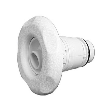 4.25 in. Large Face Poly 5-Scallop Jet Internal, Directional - White