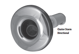 229-1500S 2 in. Threaded Adjustable Cluster Storm Directional Jet Internal