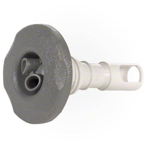 229-1597 Adjustable Cluster Storm Thread-In Fix Twin 2.25 in. Face 5-Scallop Textured Jet Internal, Gray
