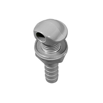 0.37 in. Barb Relief Fitting Air Lock, Gray