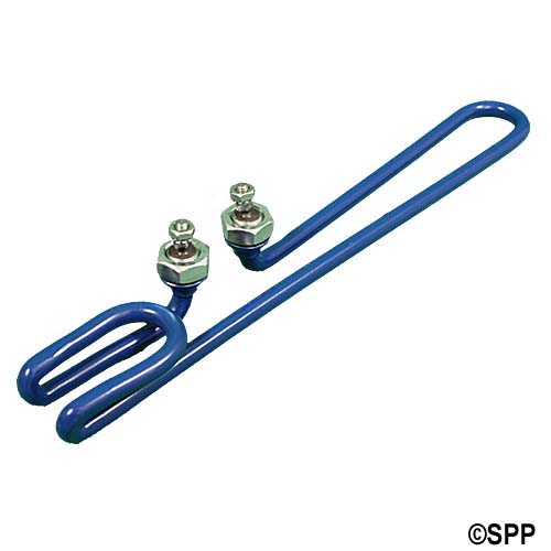 25-C3108 Heater Element, Flow-Thorugh, Bent Bowtie, Coated, 4.0kW, 230V, 11.25 in. Immersion