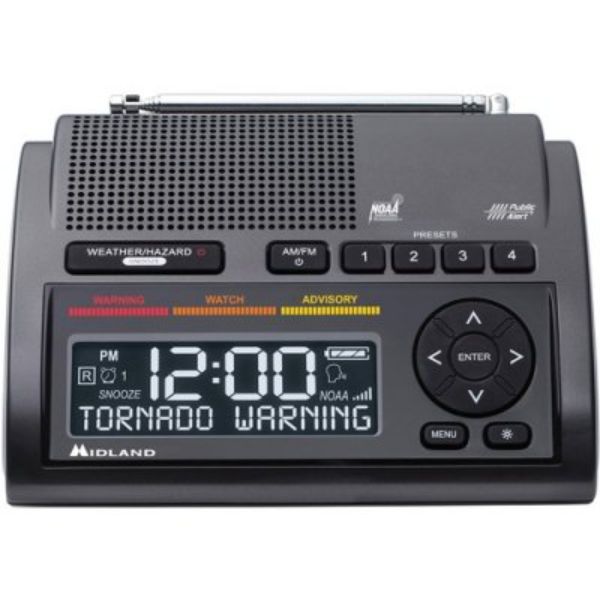 MROWR400 Emergency Alert Weather Radio, Gray -  Midland