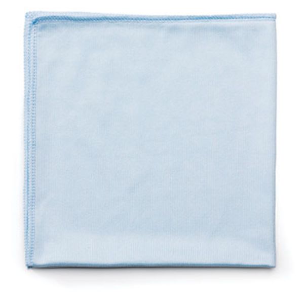 16 x 16 in. Executive Series Hygen Cleaning Cloths - Glass Microfiber, Blue - Pack of 12
