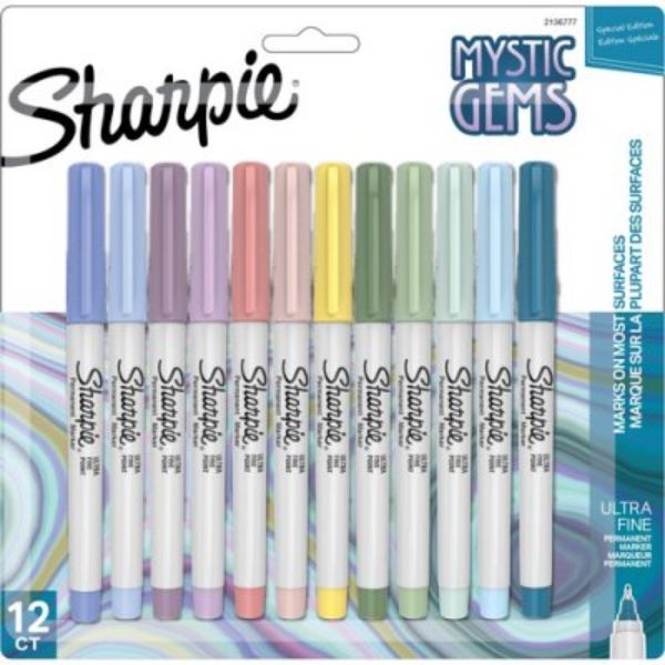 Sharpie  Mystic Gems Permanent Markers - Pack of 12