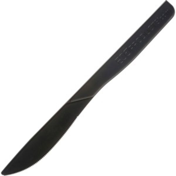 Picture of Eco-Products ECOEP-S111 100 Percent Recycled Polystyrene Knives, Black - Pack of 20