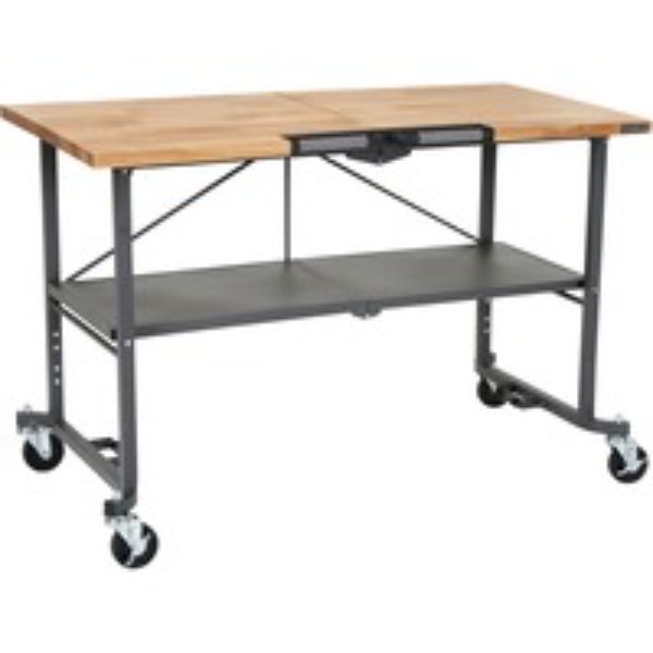 Picture of Cosco CSC66765DKG1E Steel Top Folding Bench&#44; Gray