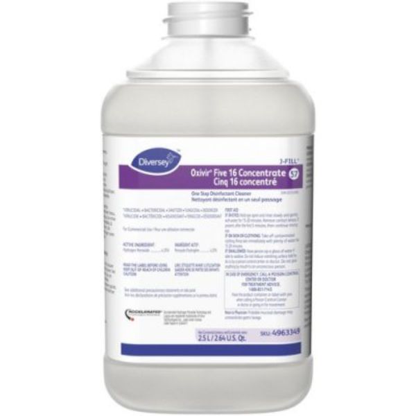DVO4963331 Oxivir Five 16 Concentrate Disinfectant Cleaner, Clear