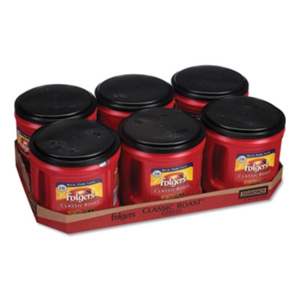 Picture of Folgers FOL20421CT 30.5 oz Canister Coffee - Classic Roast, Ground