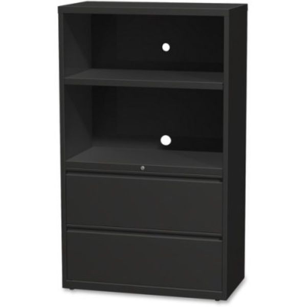 36 in. Lateral Hanging File Drawers Combo Unit, Black