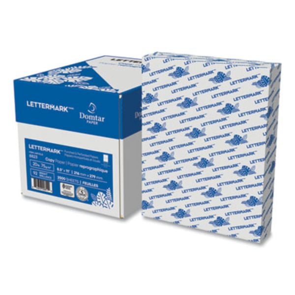 8.5 x 11 in. 20 lbs Custom Cut-Sheet Copy Paper for 92 Bright, White - 500 Sheets Per Ream