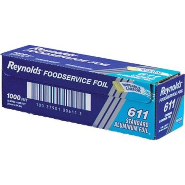 Picture of Reynolds PCT611 12 x 1000 in. Consumer Products Pactiv611 Standard Food Service Aluminum Foil