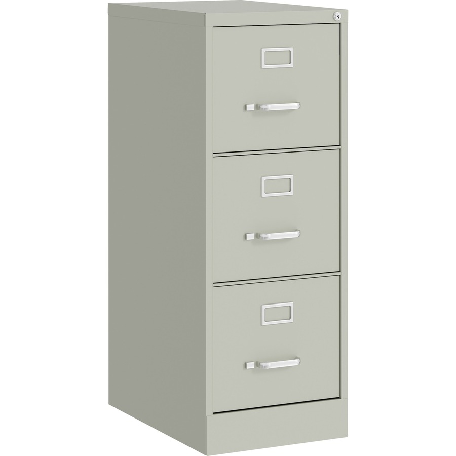 22 in. 3 Drawer Vertical File, Gray - Large