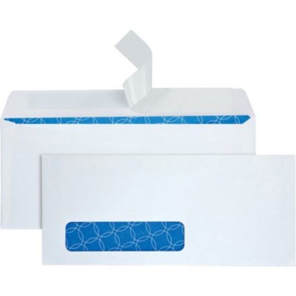 No. 10 Security Envelopes with Window, White