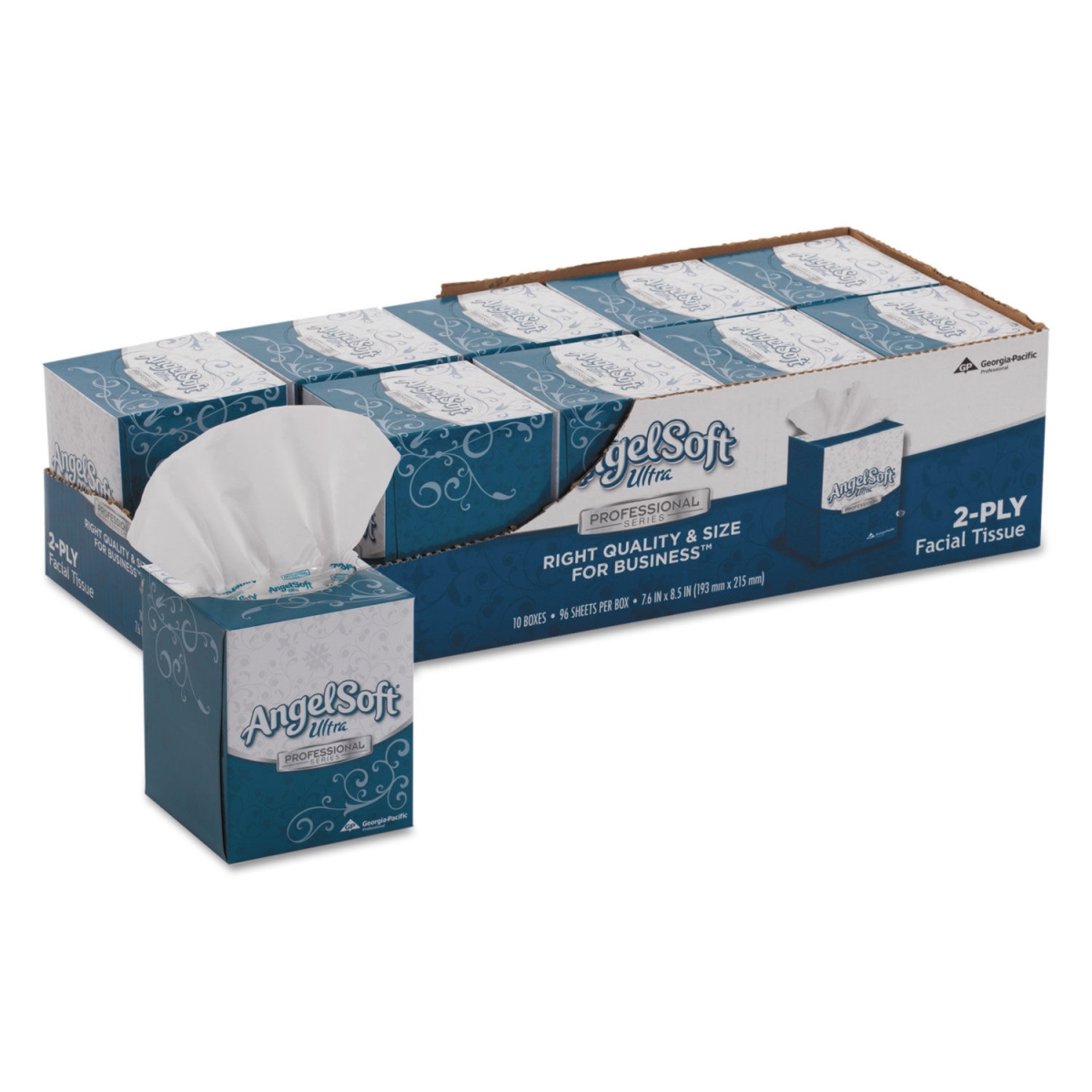 Picture of Angel Soft GPC4636014 Facial Tissue Cube - Pack of 10