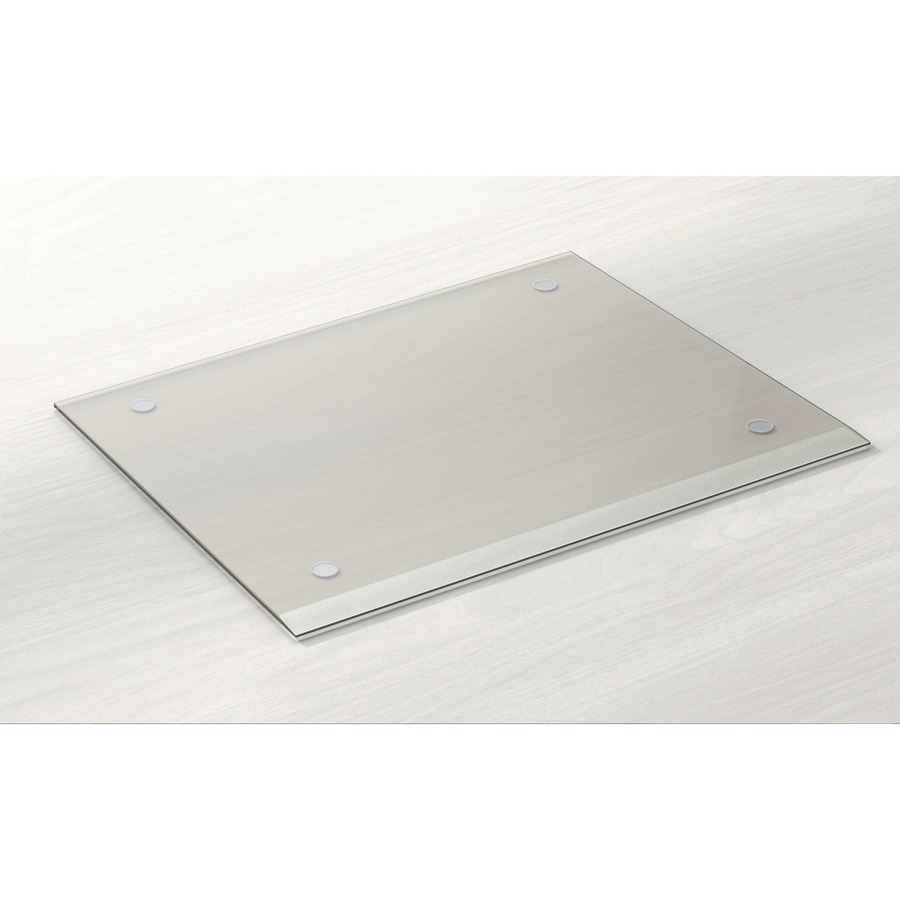 24 x 19 in. Rectangle Beveled Edge Desk Pad, Clear