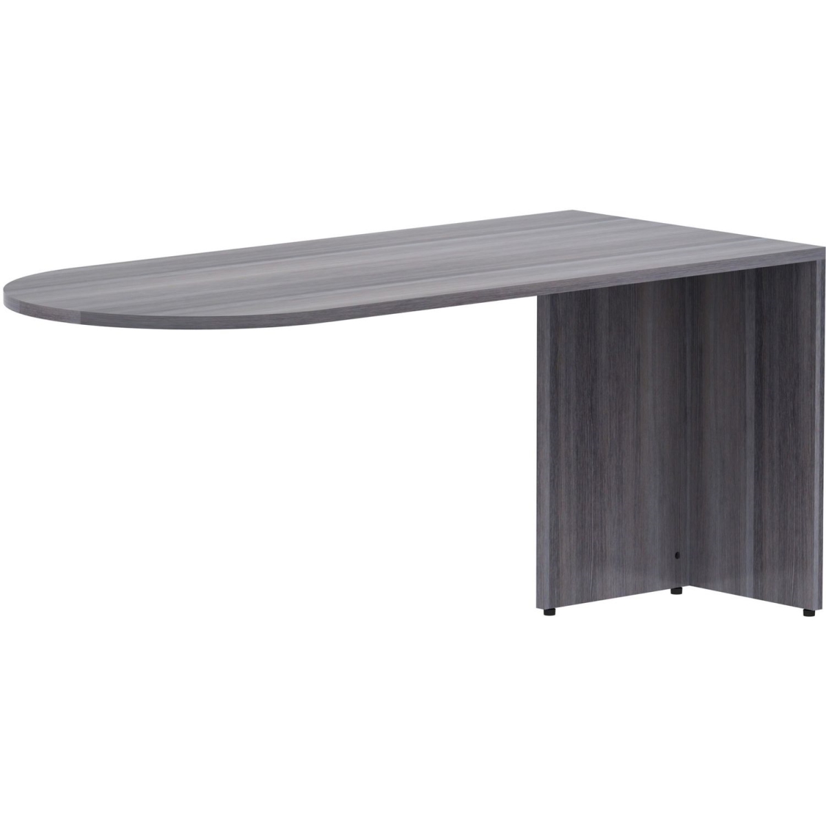 66 x 30 in. Weathered Charcoal Laminate Desking