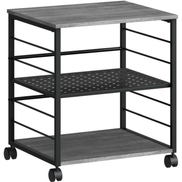 Underdesk Mobile Machine Stand Desk - Powder Coated
