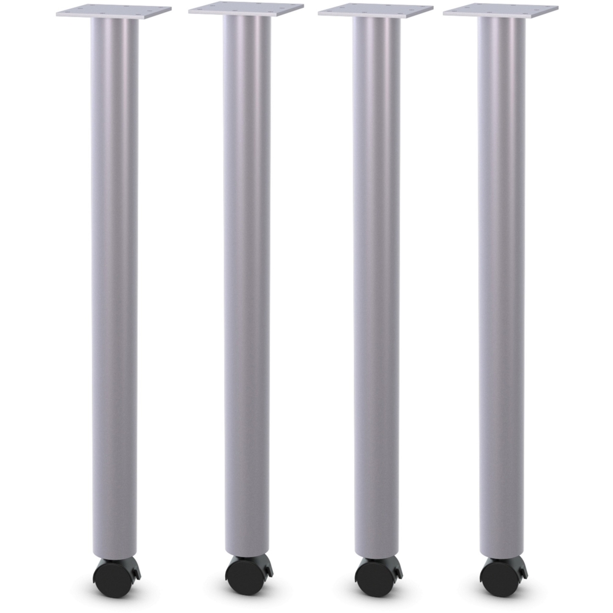 Picture of Lorell LLR60608 Relevance Tabletop Post Legs&#44; Gray - Set of 4