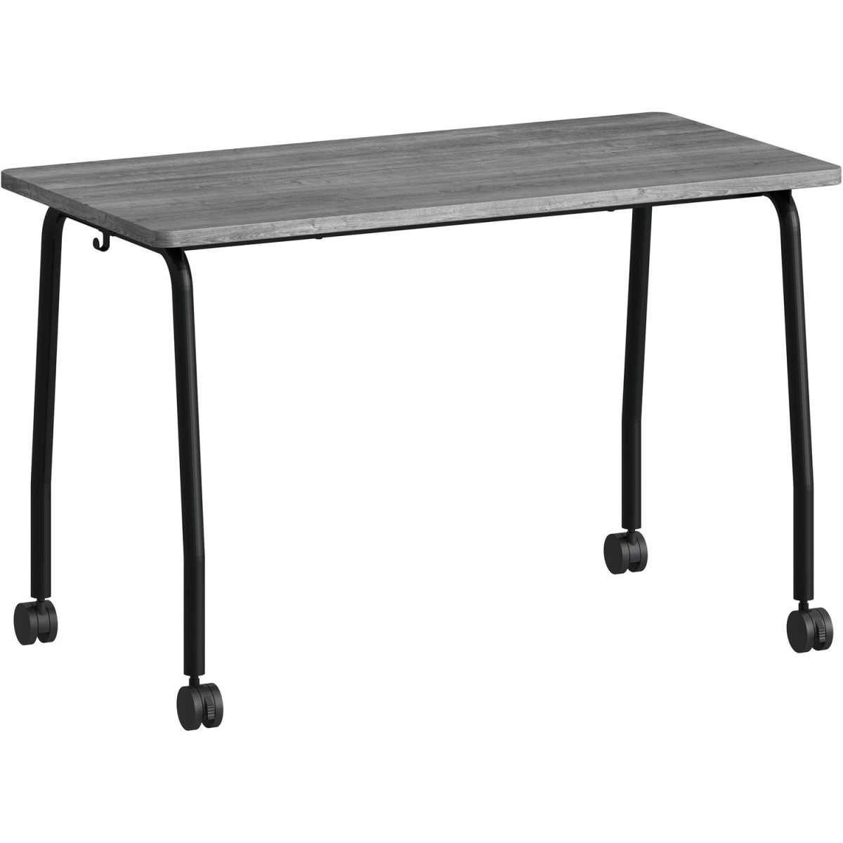 Picture of Lorell LLR60845 48 in. Training Table&#44; Weathered Charcoal & Black