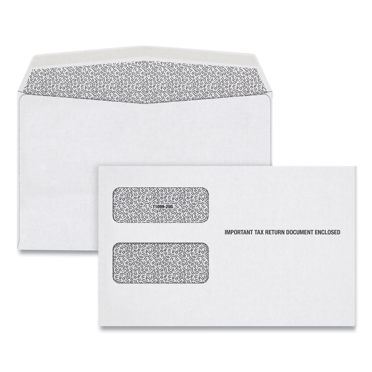 Envelopes,f/1099 Forms,Security Tint,5-5/8inx9in,WE, 500PK