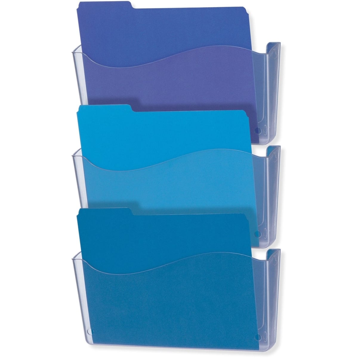 Unbreakable Letter Size Wall File, Clear