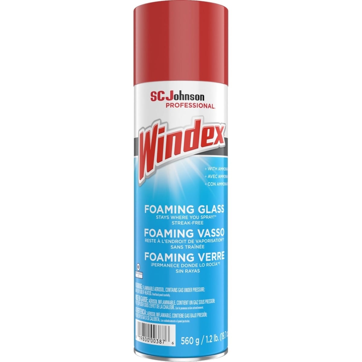 Glass Foamng Windex Cleaner - Pack of 6