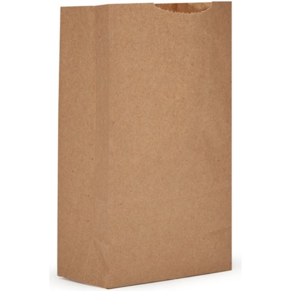 Picture of AJM AJMGB02NP5C Kraft Grocery Bags&#44; Brown - Pack of 500
