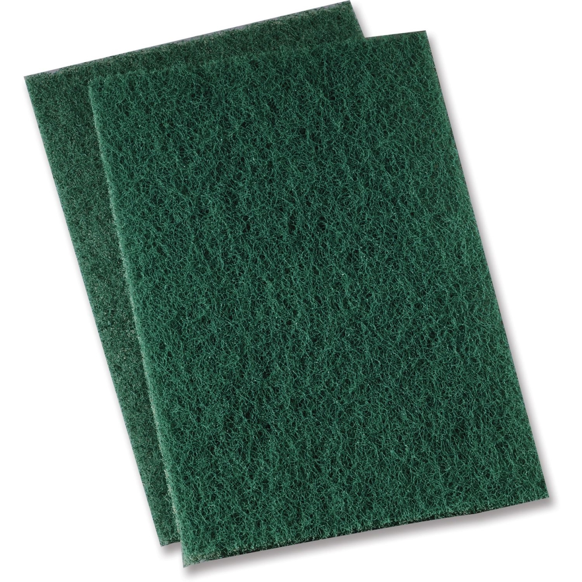 Heavy-Duty Scouring Pad, Green - Pack of 15