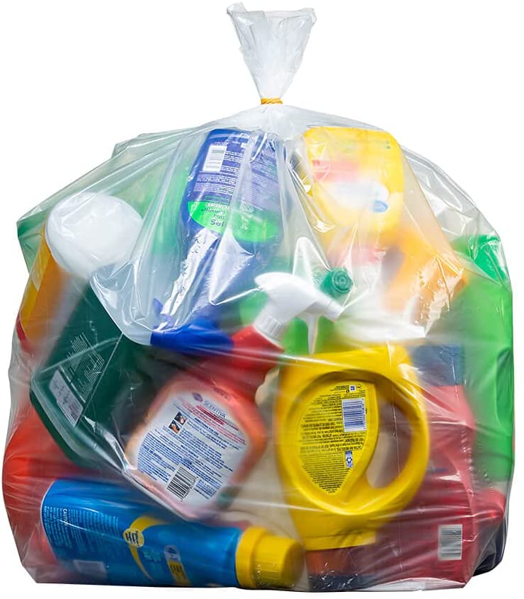 55-60 gal Heavy-Duty Trash Can Liners - Pack of 100