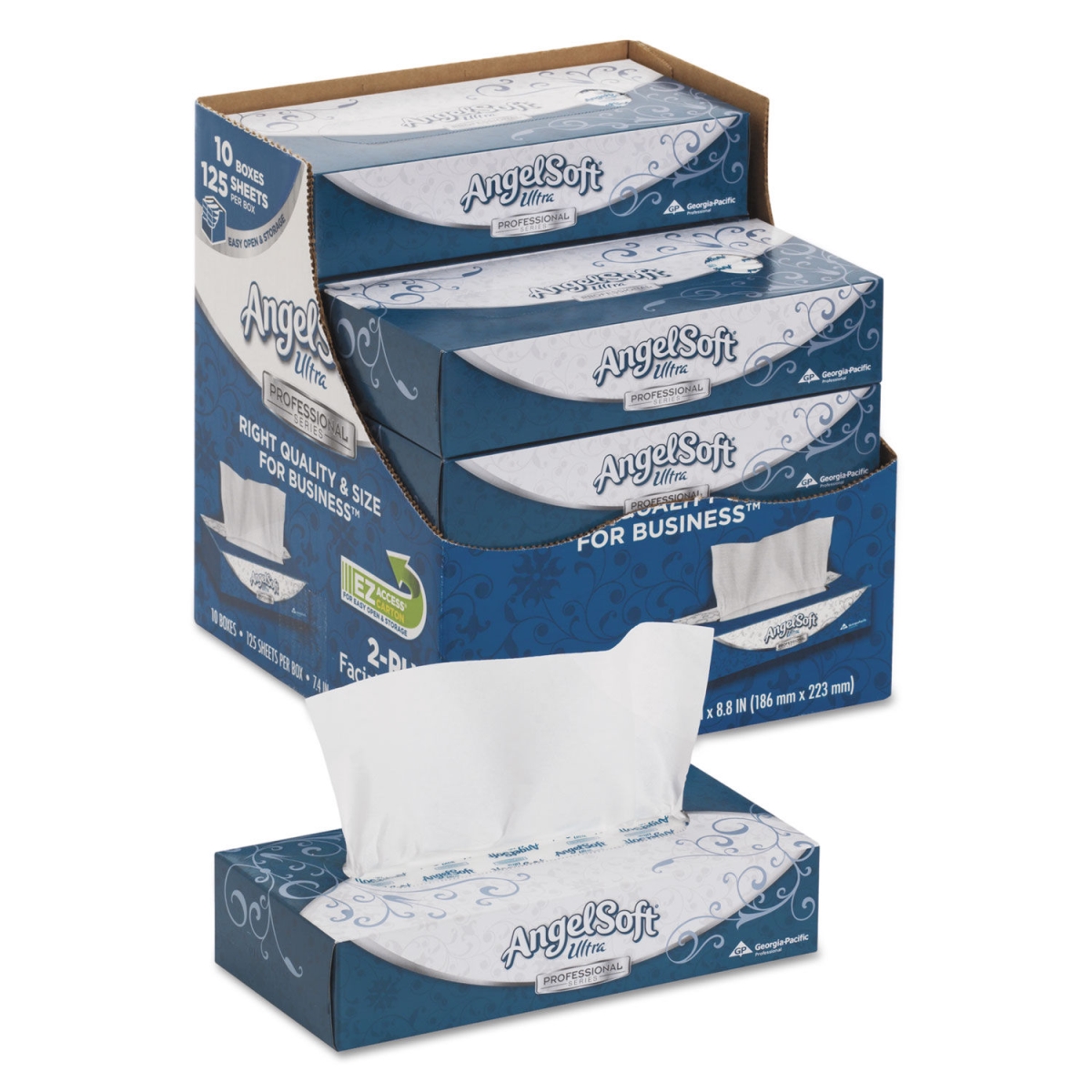 Picture of Angel Soft GPC4836014 Flat Ultra Facial Tissue - Pack of 10